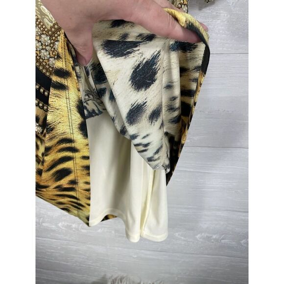 Chicos Leopard Dress - Size 1 (Medium / Size 8) - Excellent Condition - Picture 6 of 9